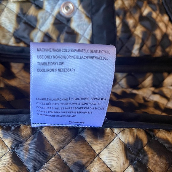 LAUNDRY BY SHELLI SEGAL Quilted JACKET Sz L - Picture 10 of 16